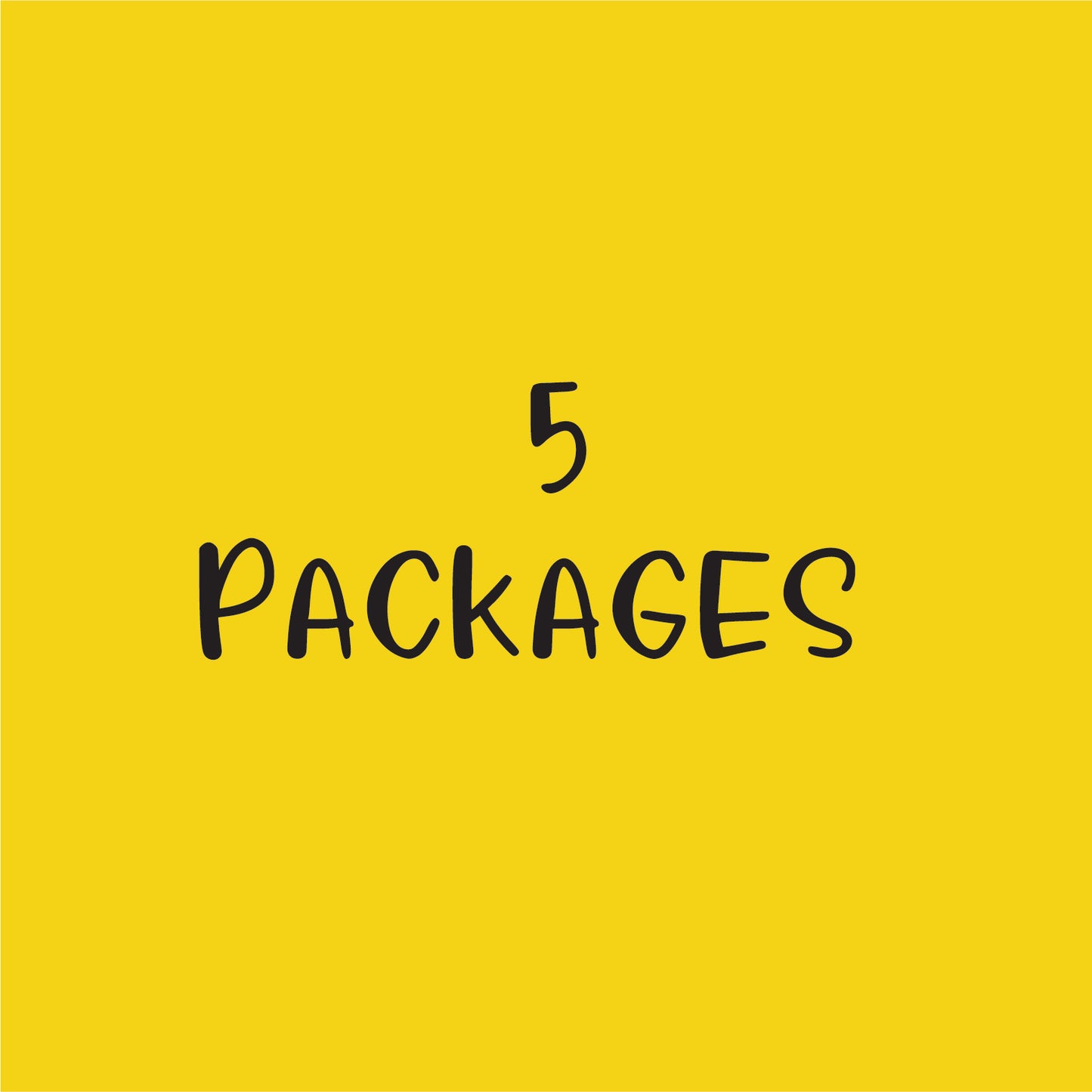 Sponsor 5 Packages