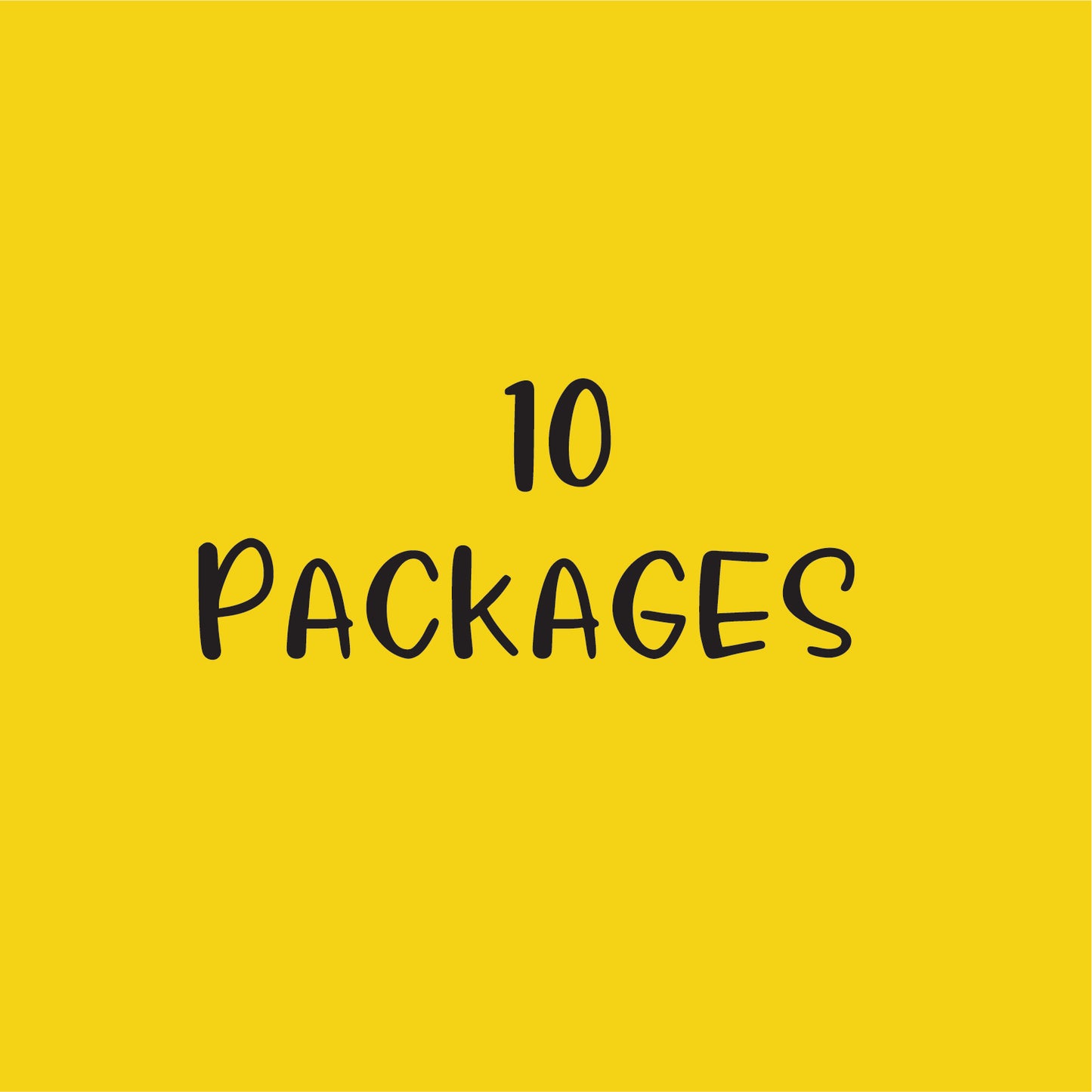 Sponsor 10 Packages